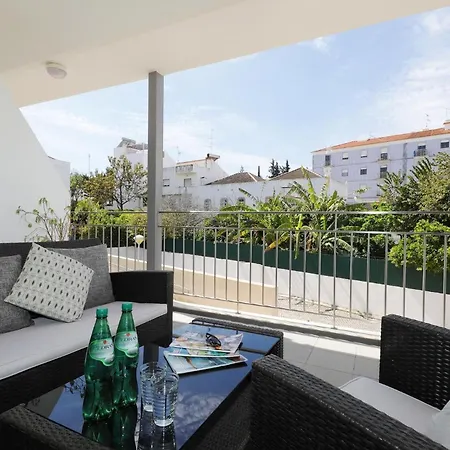 Apt Mossbrae-Tavira Centre, Terrasse Et Piscine Exterior photo